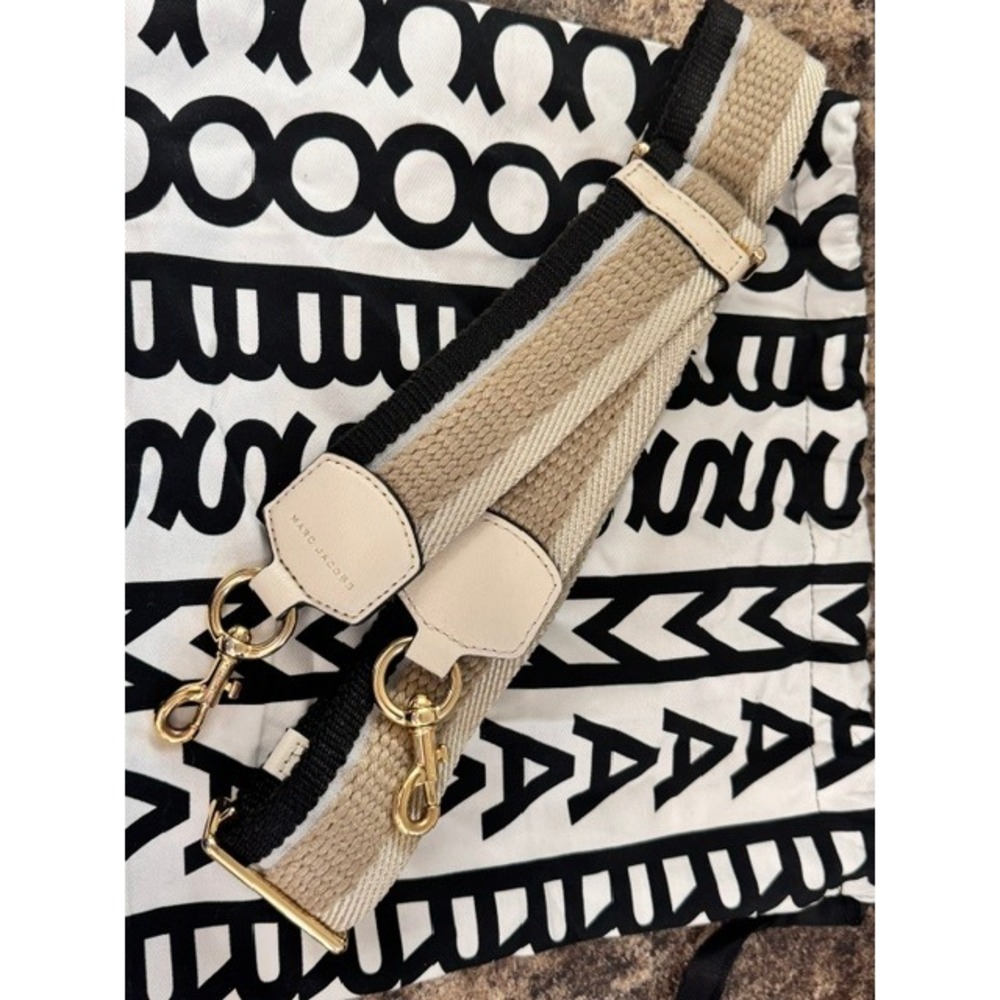 Marc Jacobs J Marc Cross/Shoulder Bag Black Cream Colorblock Leather - Picture 4 of 16